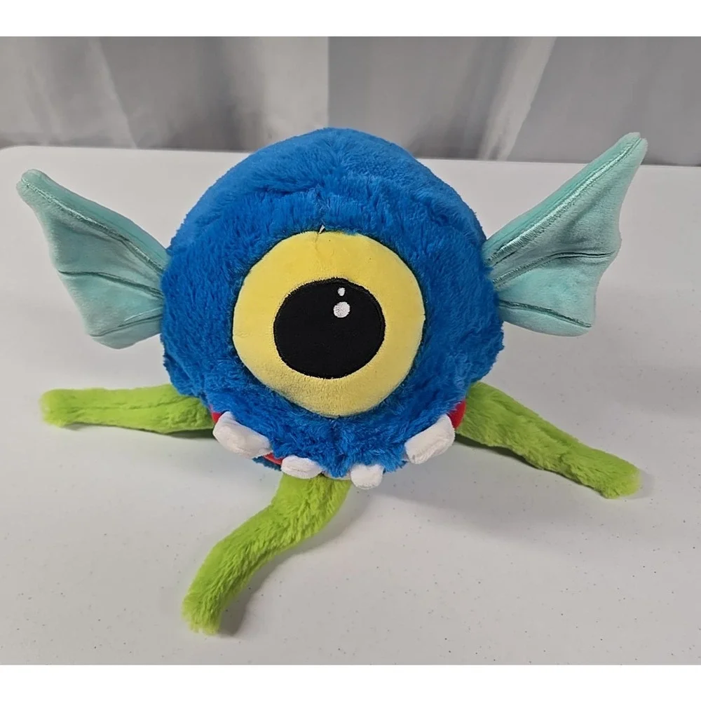 Wild Republic Monsterkins Muck Halloween Sea Creature Blue Stuffed Plush 12